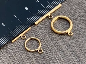 14kt Gold Filled Toggle Clasp Set