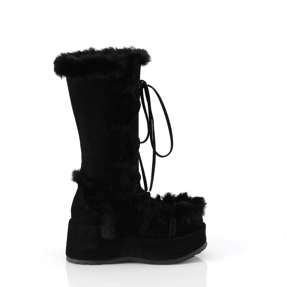 2 Inch Platform CUBBY-311 Black Suede