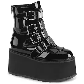 3 Inch Platform DAMNED-105 Black Patent