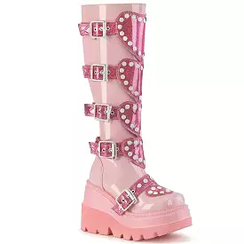 4 Inch Platform SHAKER-210 Baby Pink Patent