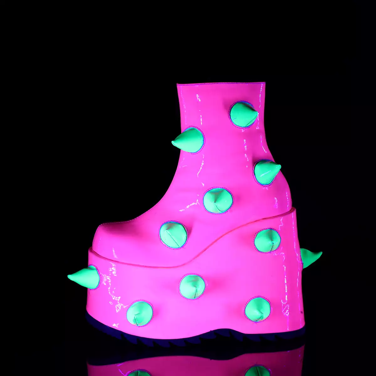 7 Inch Platform SLAY-77 Neon Pink