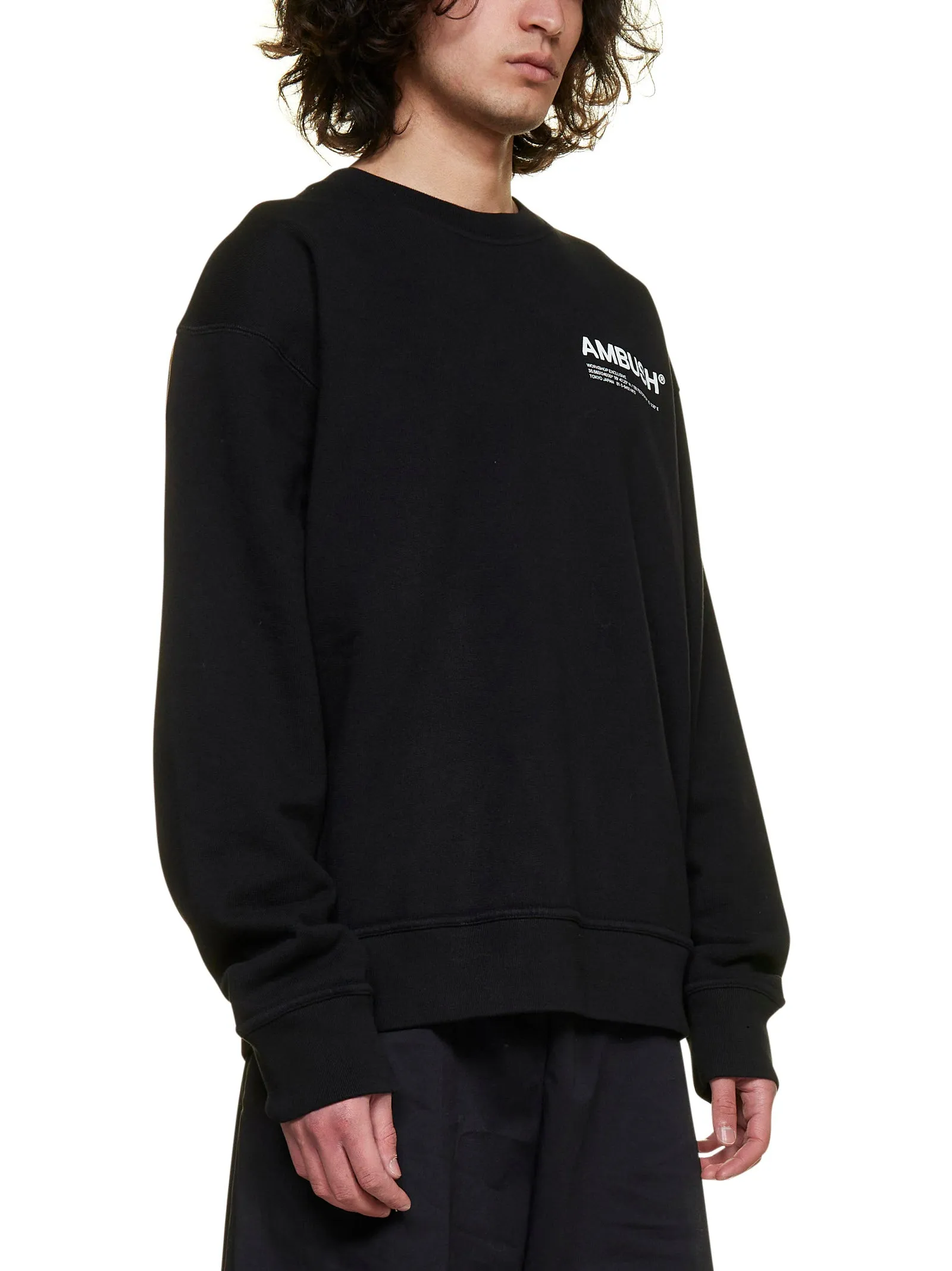 Ambush Logo Printed Crewneck Sweatshirt