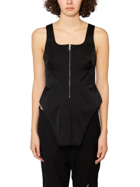 Ambush Zipped Corset Top