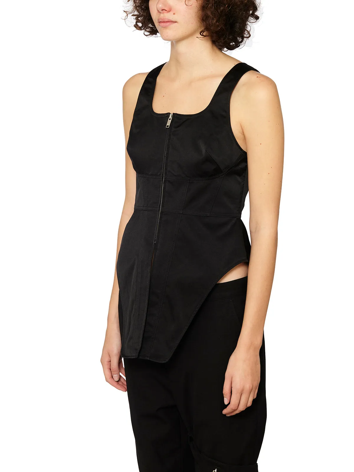 Ambush Zipped Corset Top