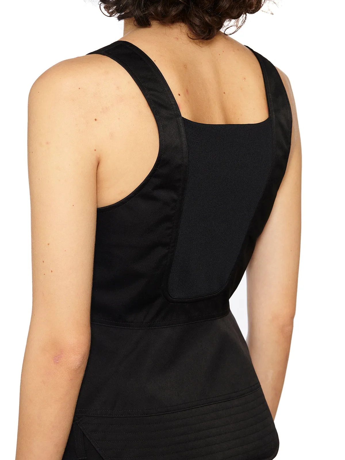 Ambush Zipped Corset Top