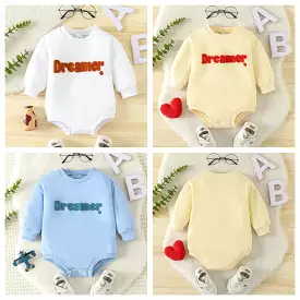 Baby Girls Boys Letters Rompers Wholesale 231130237