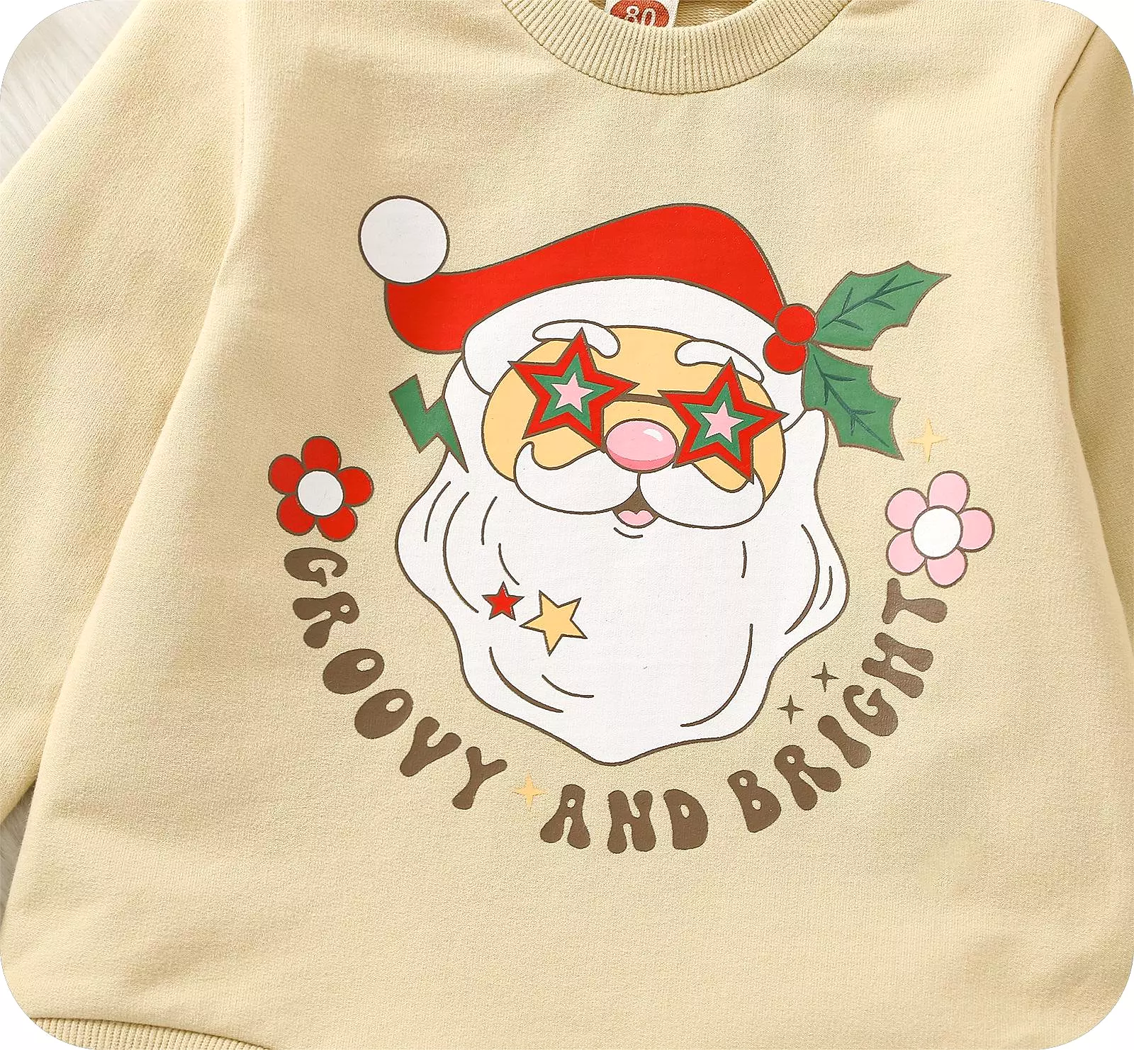 Baby Kid Girls Boys Letters Cartoon Print Christmas Rompers Wholesale 23102402