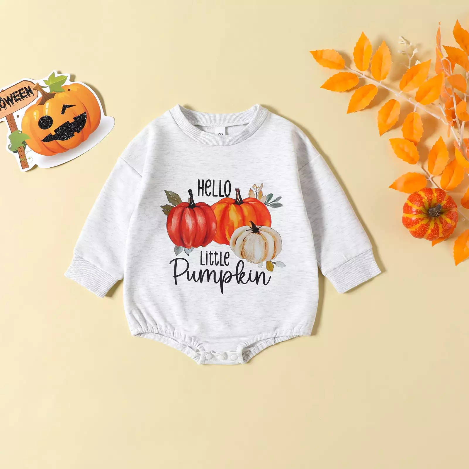 Baby Kid Girls Boys Letters Print Halloween Rompers Wholesale 23090648