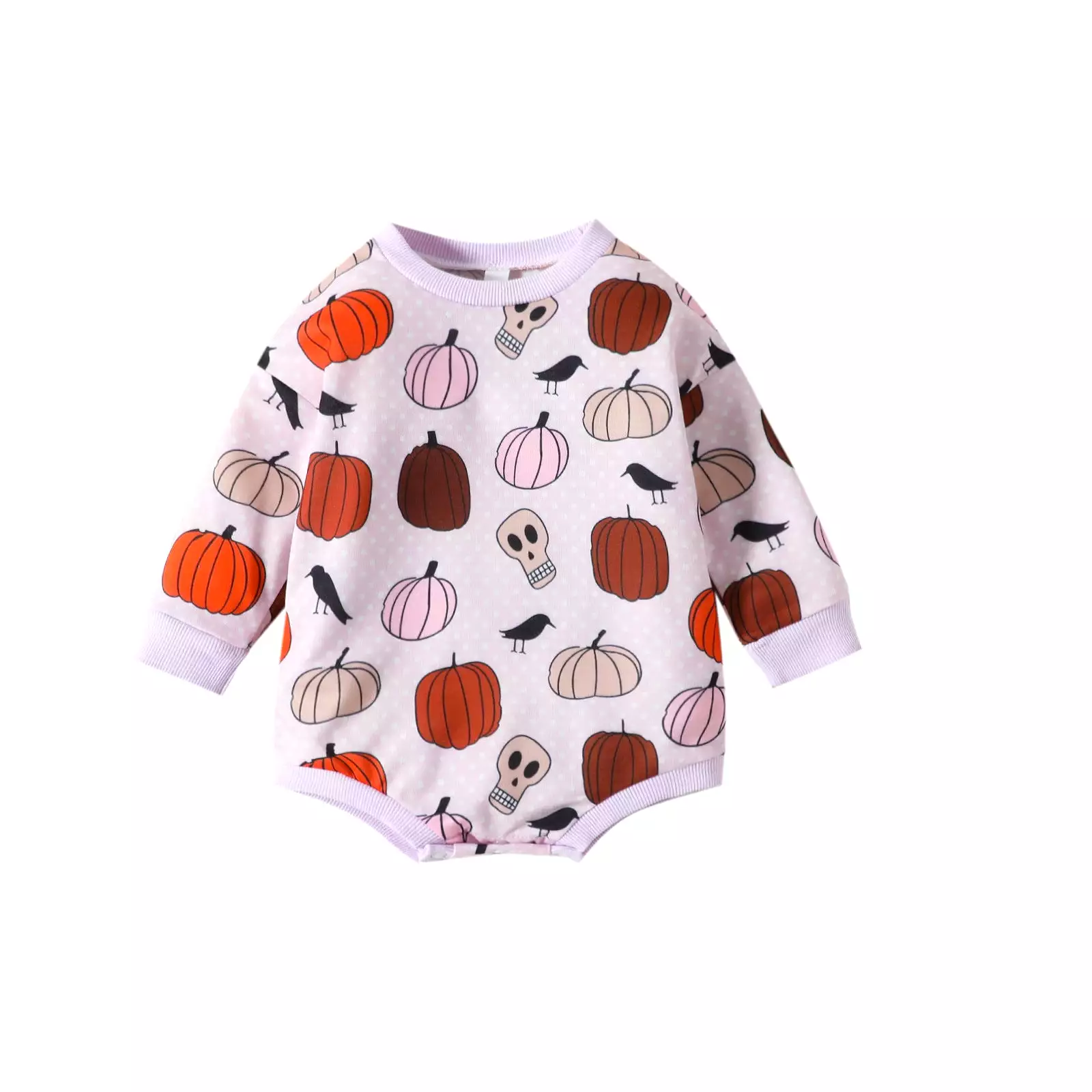 Baby Kid Girls Flower Cartoon Print Halloween Rompers Wholesale 23090645