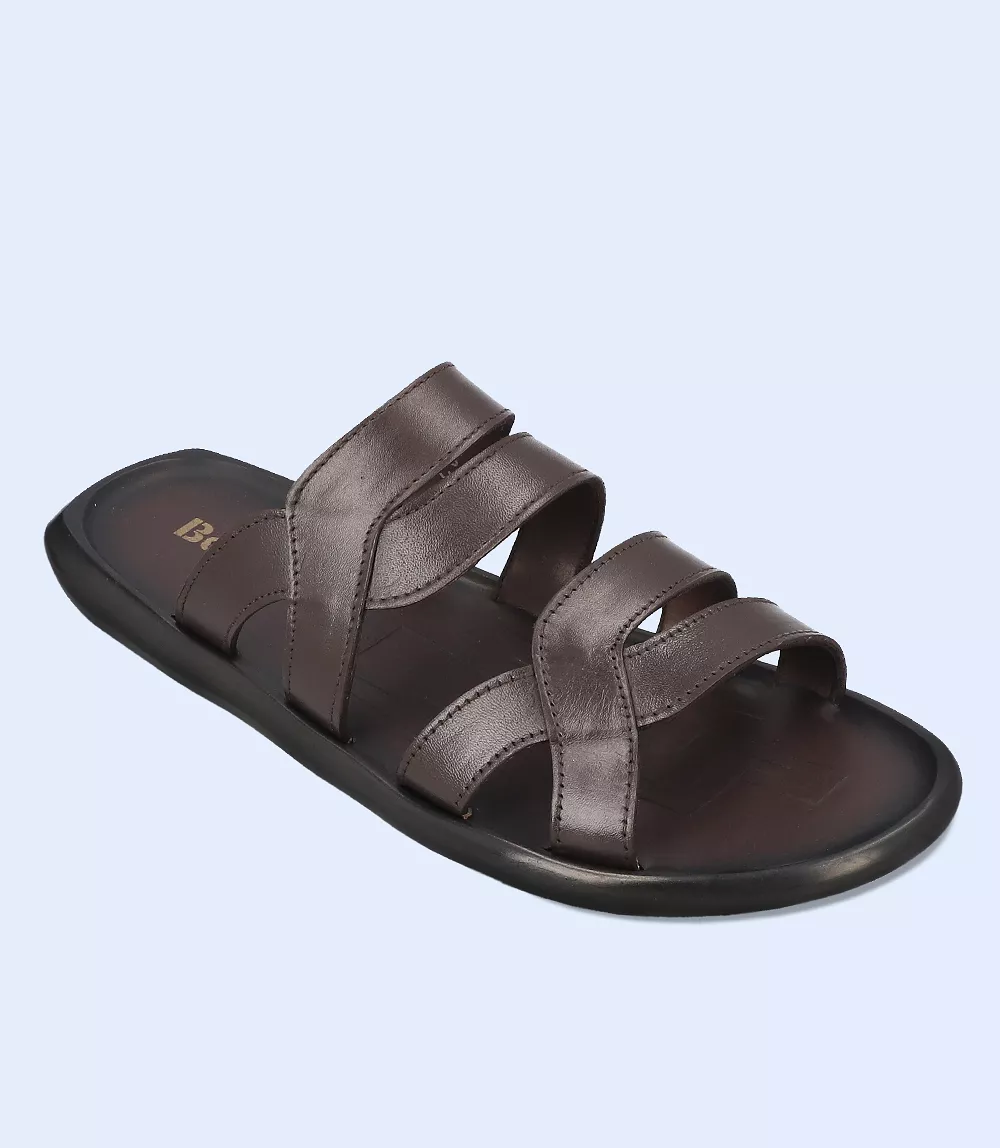 BM4555-CHOCO-Men Slipper