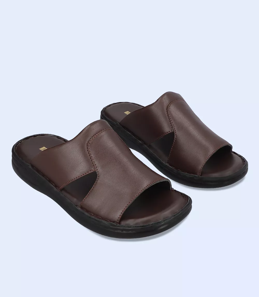 BM5561-COFFEE-Men Casual Slipper