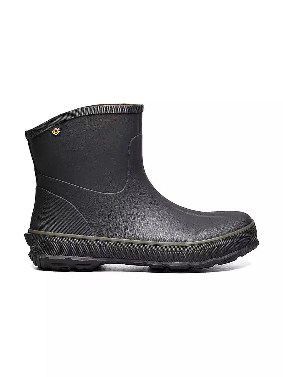 Bogs- Men's Digger Mid Black Rain Boots 72668-001