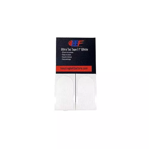 Bowlingballfactory.com Ultra Tac Bowling Thumb Tape 36 Pre-Cut Pieces 1 White