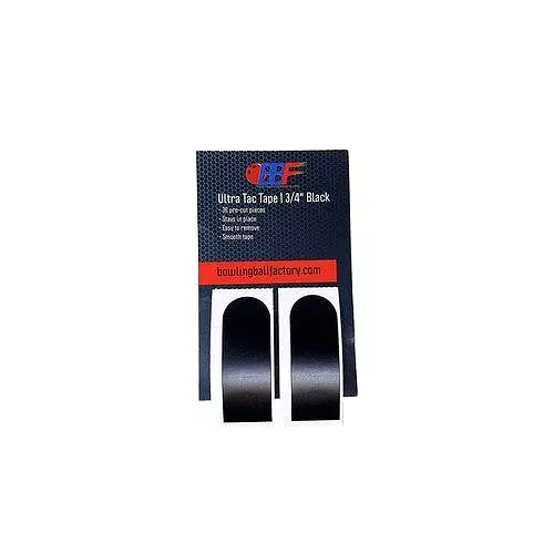 Bowlingballfactory.com Ultra Tac Bowling Thumb Tape 36 Pre-Cut Pieces 3/4 Black