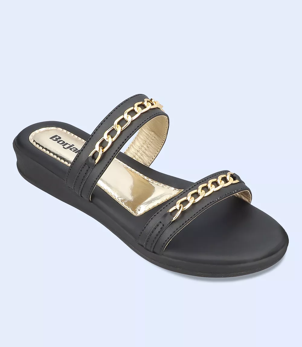 BW9202-BLACK-Women Slipper