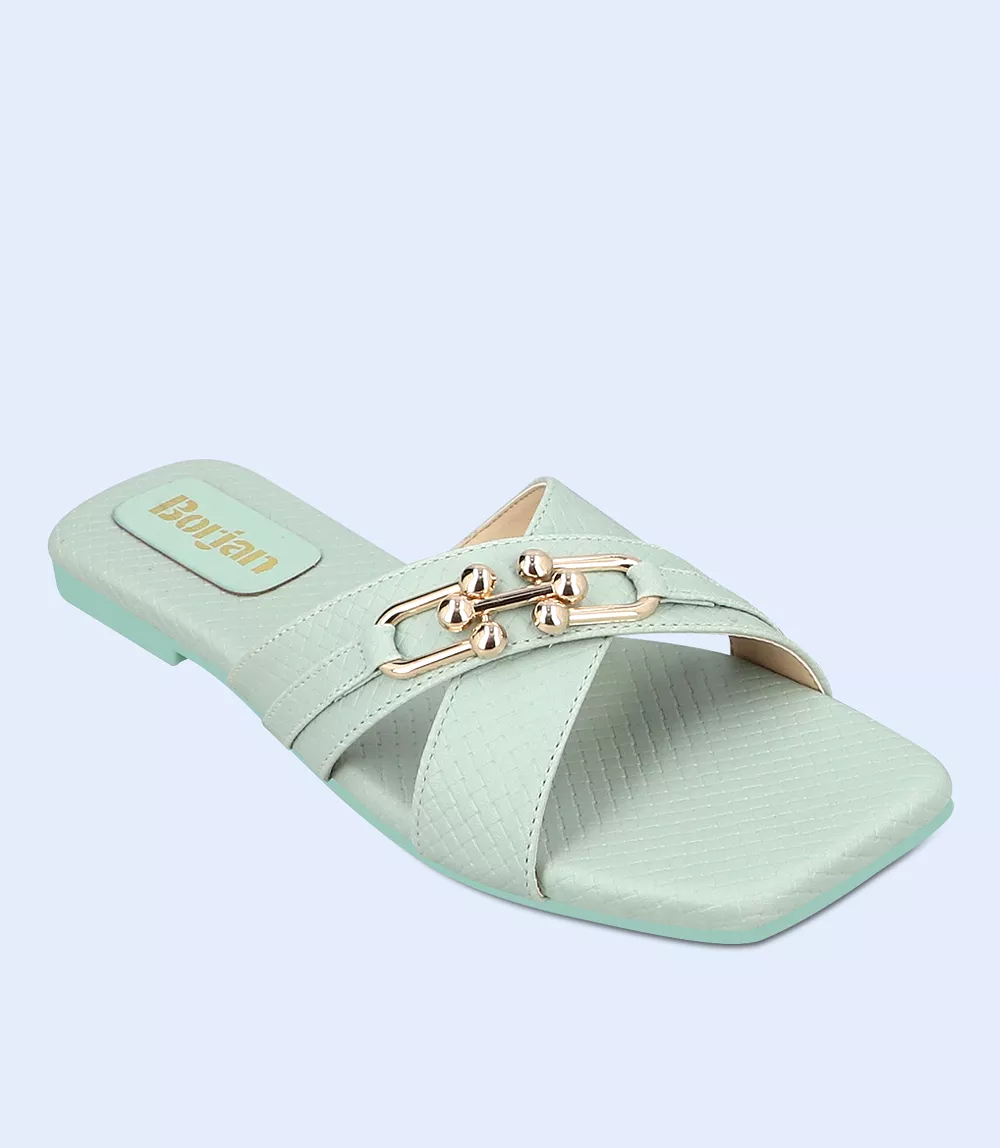 BW9323-MINT-Women Casual Slipper