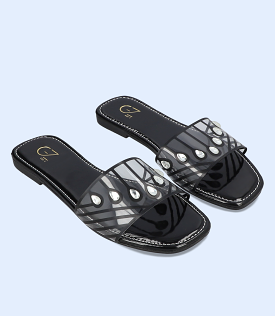 BW9428-BLACK-Women Slipper