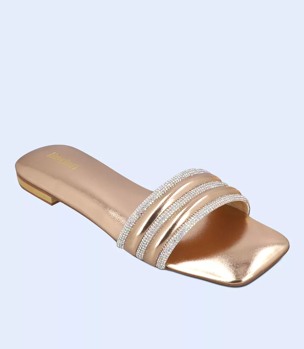 BW9626-ROSE GOLD-Women Formal Slipper