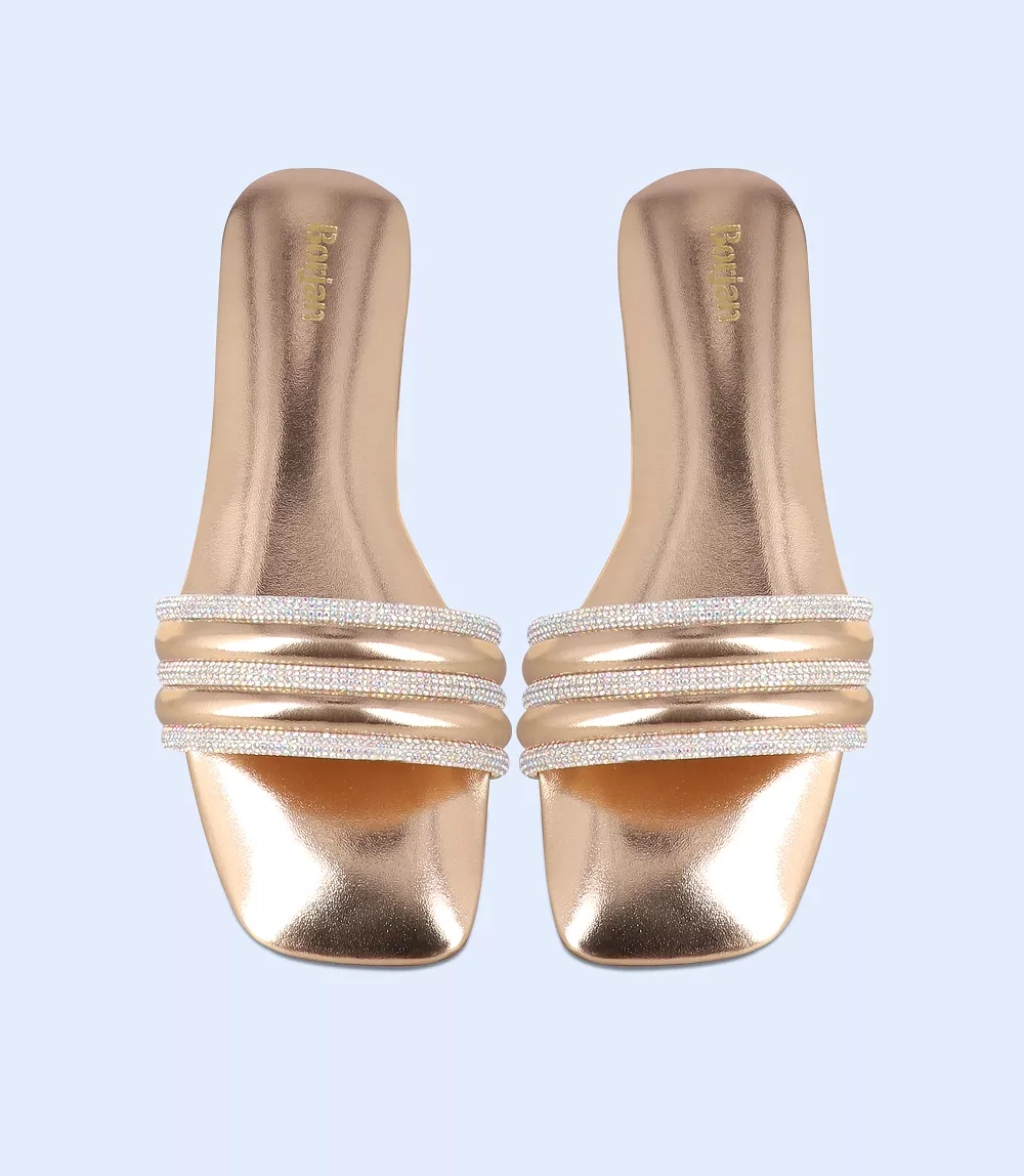 BW9626-ROSE GOLD-Women Formal Slipper