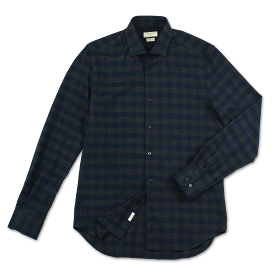 Clamenc Soft Polar Flannel Shirt (check dark grey)