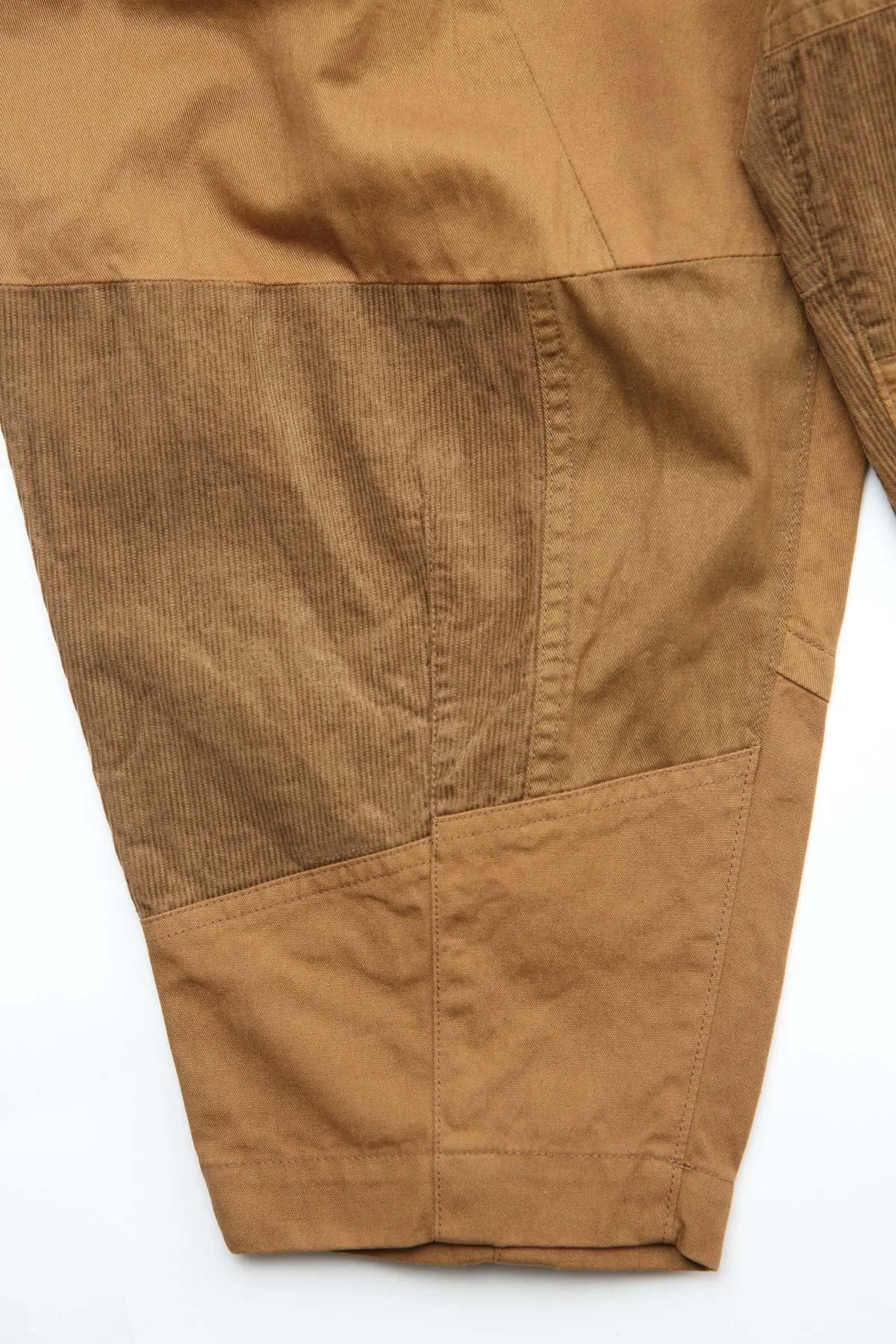 Comme Des Garons Homme Patchwork Pants - Brown Mix