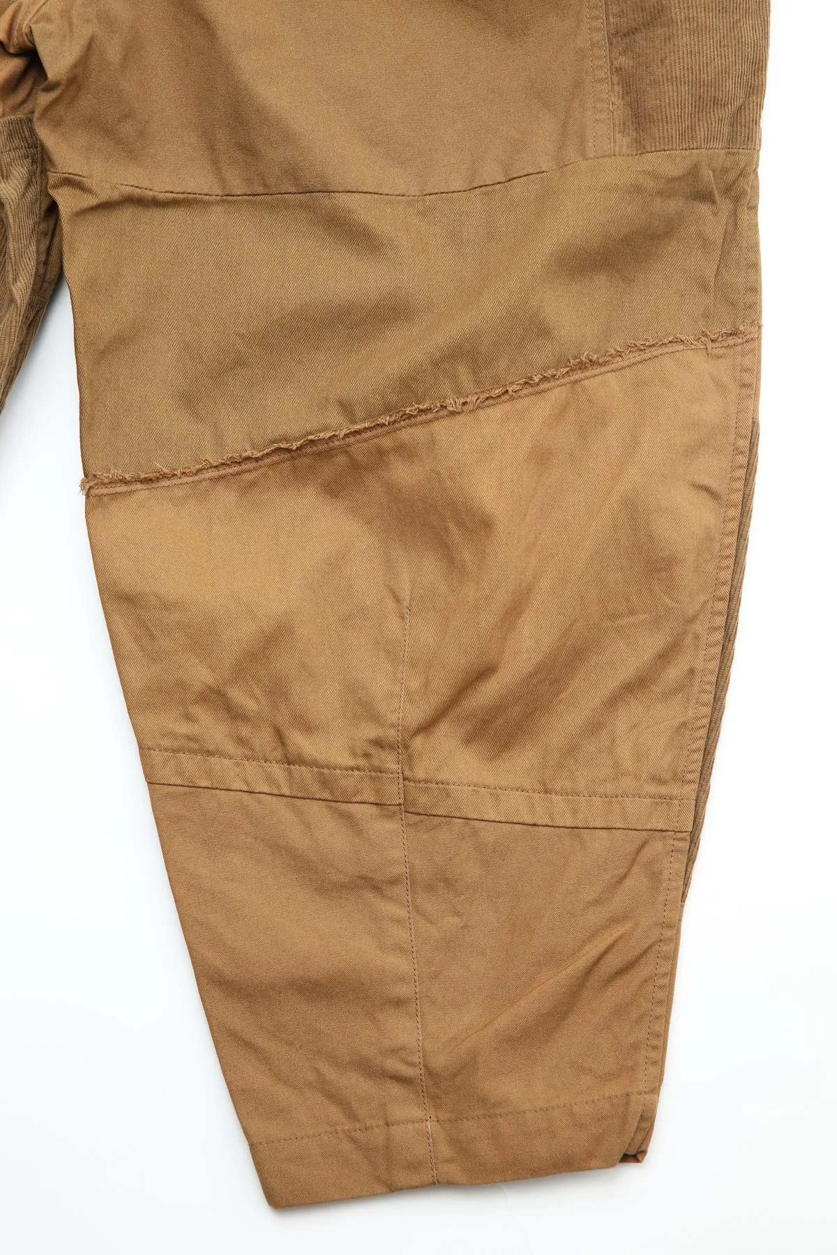 Comme Des Garons Homme Patchwork Pants - Brown Mix