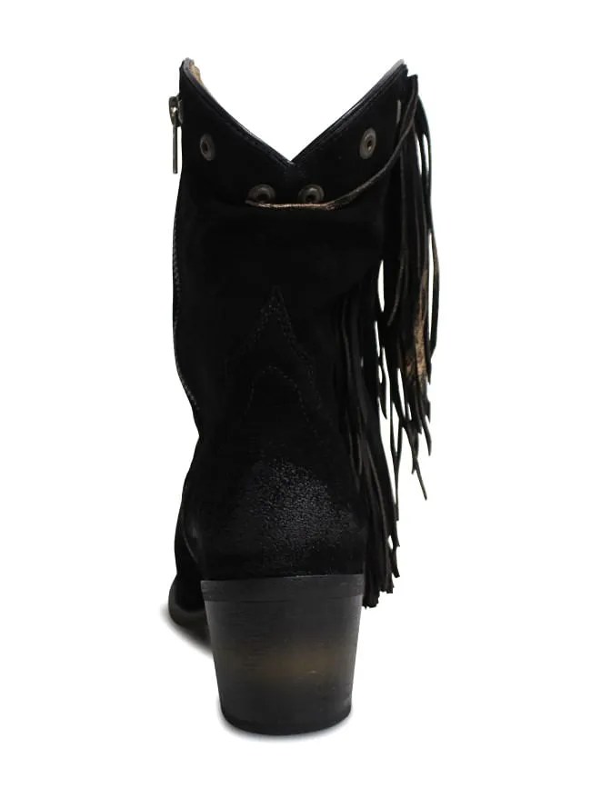 Corral Womens Black Slouchy Booties