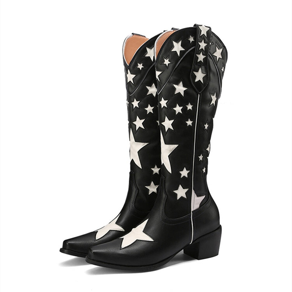 Cowboy Cowgirls Boots For Women Fashion Western Boots 2023