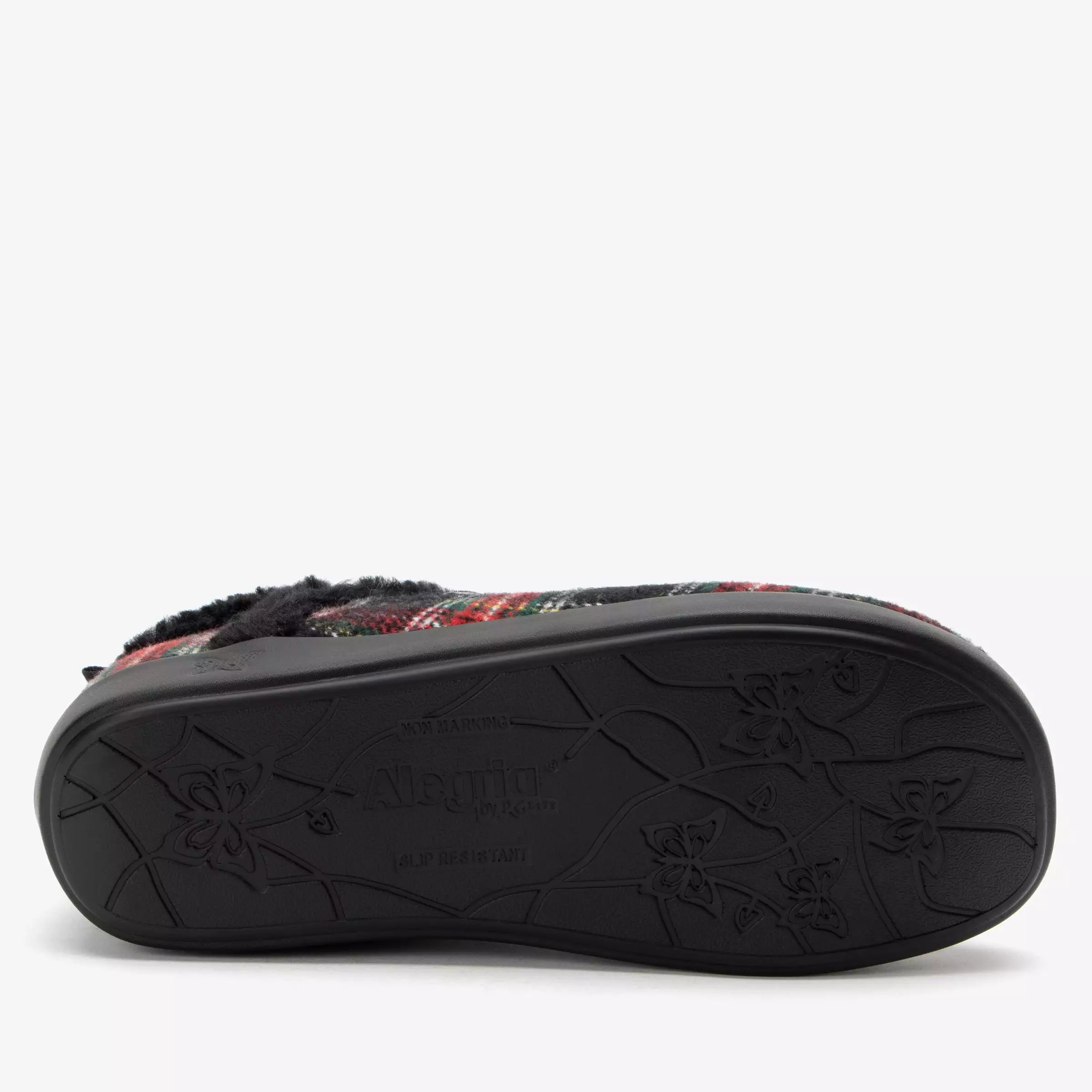 Cozee Plaidly Black Slipper