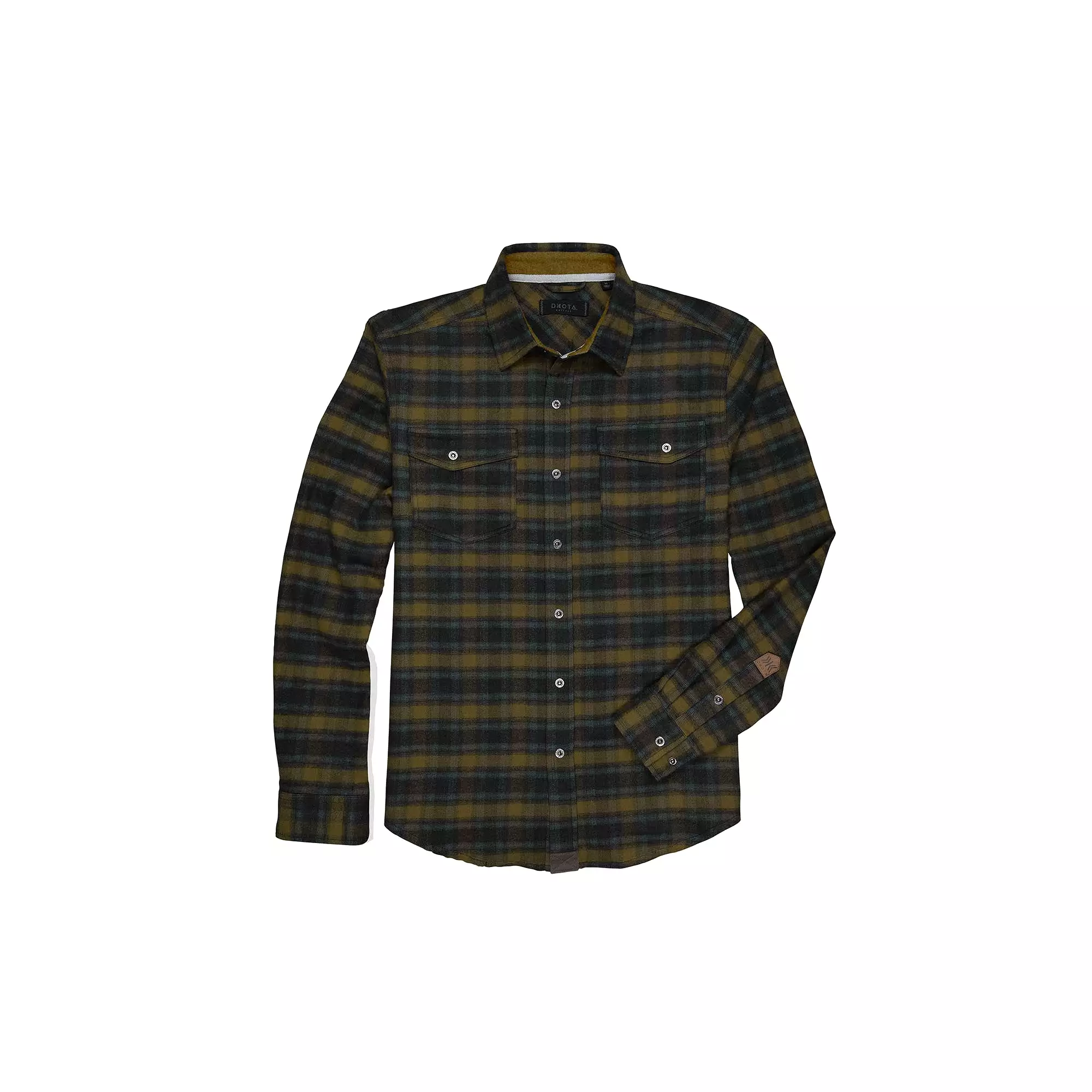 Dakota Grizzly Riley Flannel Shirt Brass