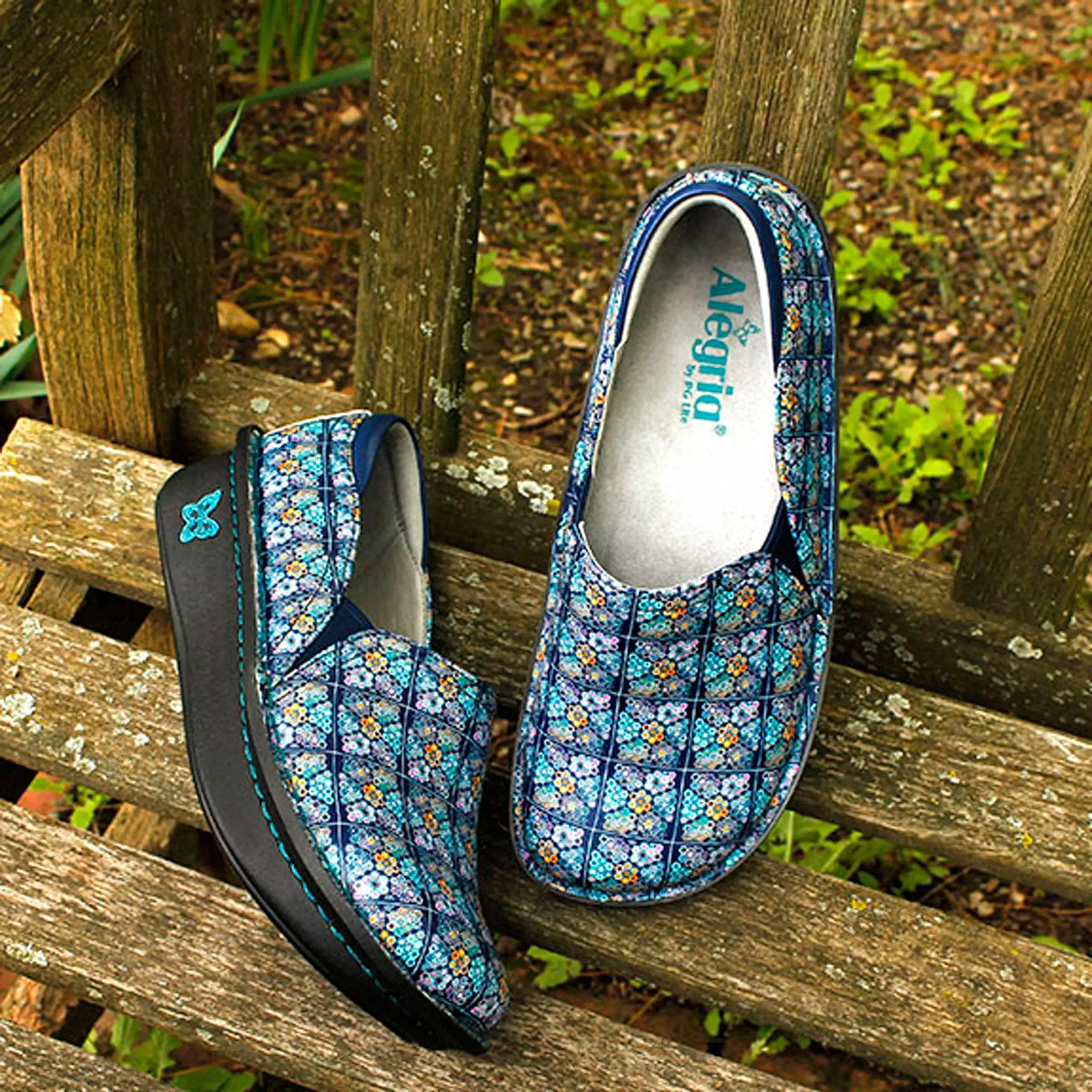 Debra Rose's Blue Quilt Shoe