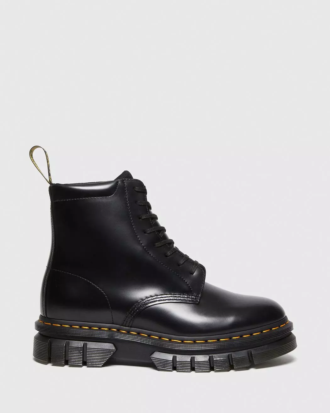 Dr Martens - Rikard Black Polished Smooth Leather Boots 27833001