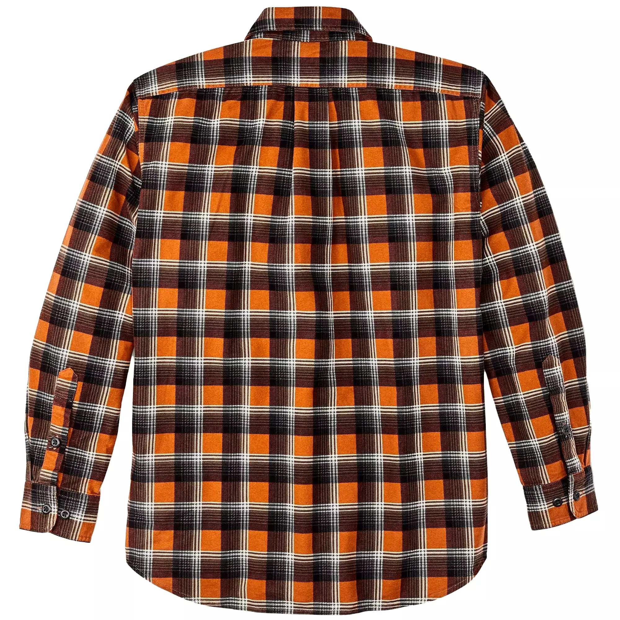 Filson Field Flannel Shirt - Amber Rust / Grey Plaid