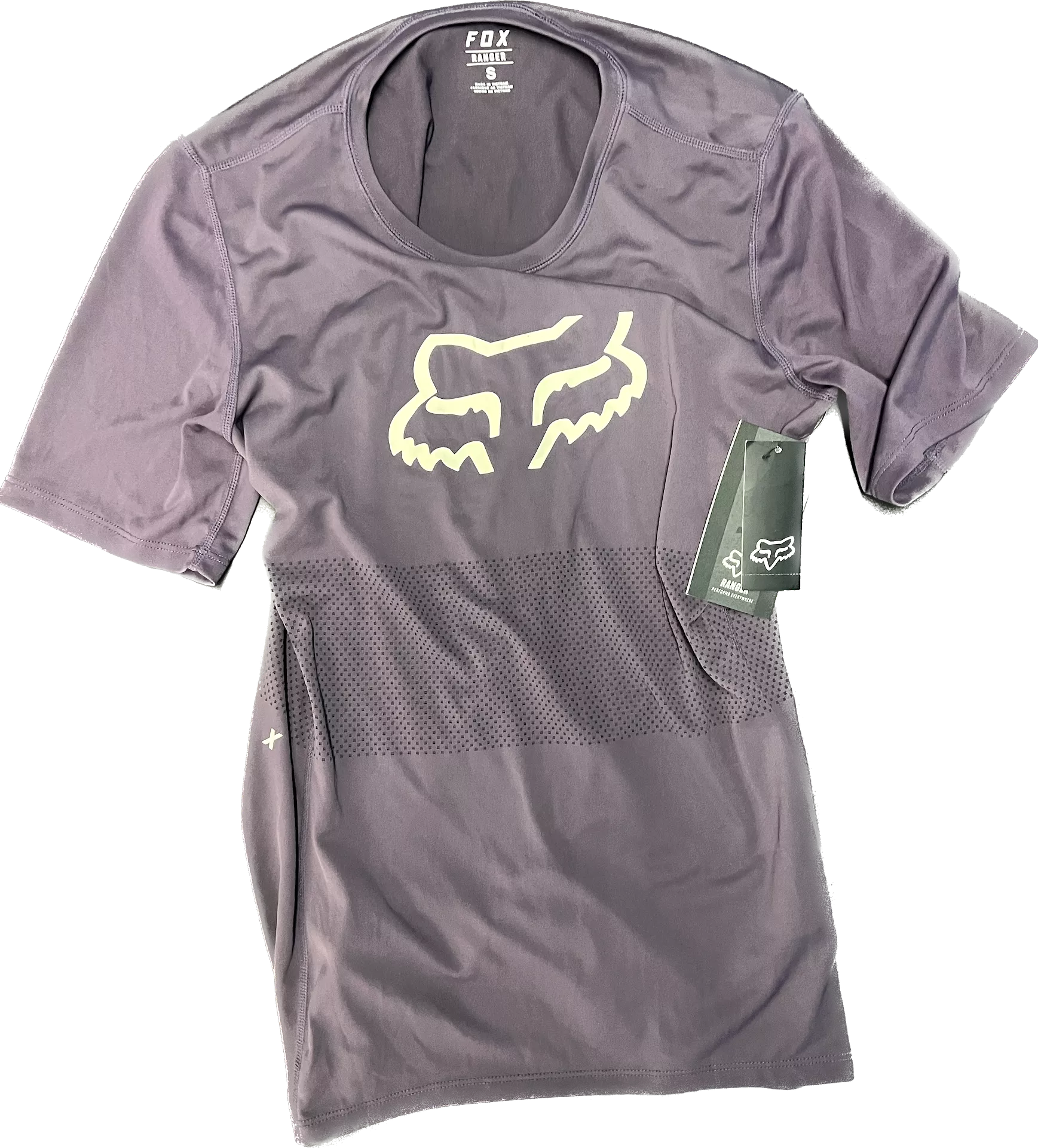 Fox Women's Ranger Short Sleeve Mountain Bike Jersey Size Small Dark Purple