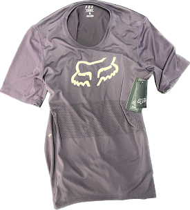 Fox Women's Ranger Short Sleeve Mountain Bike Jersey Size Small Dark Purple