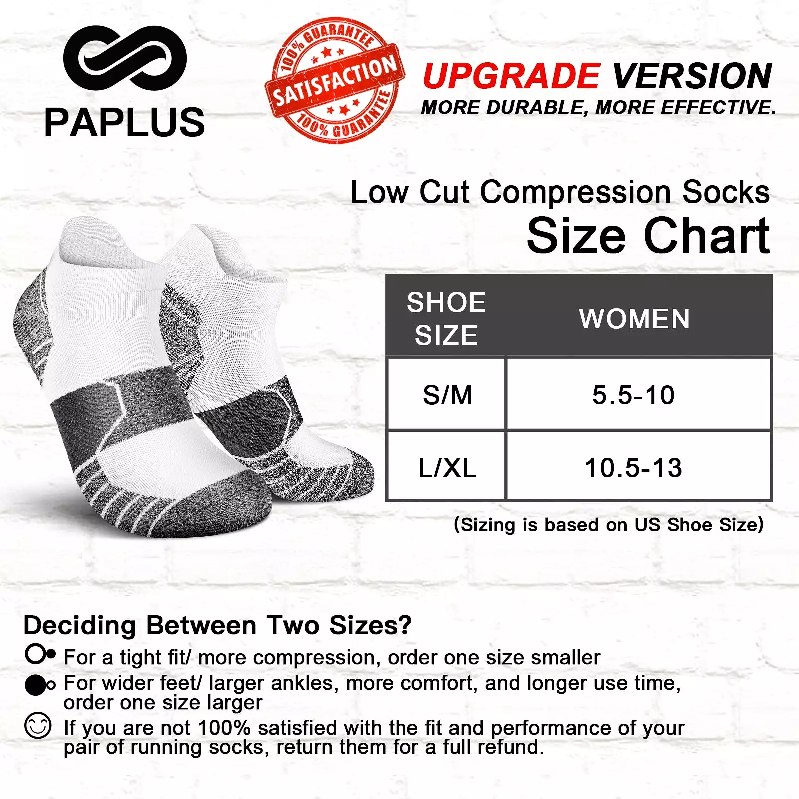 GECKOMAN x PAPLUS Women Ankle Athletic Socks 2-Pairs