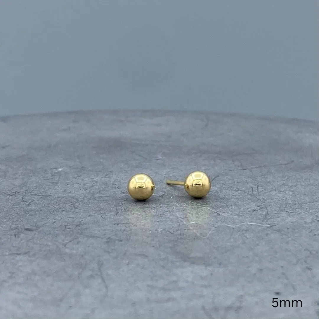 Gold Filled Ball Studs