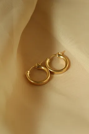 Gold Filled Flex Hoop Earring