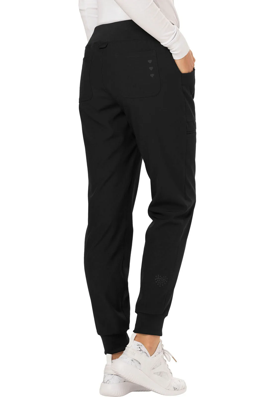 HeartSoul The Jogger Low Rise Tapered Leg Pants Black Talls