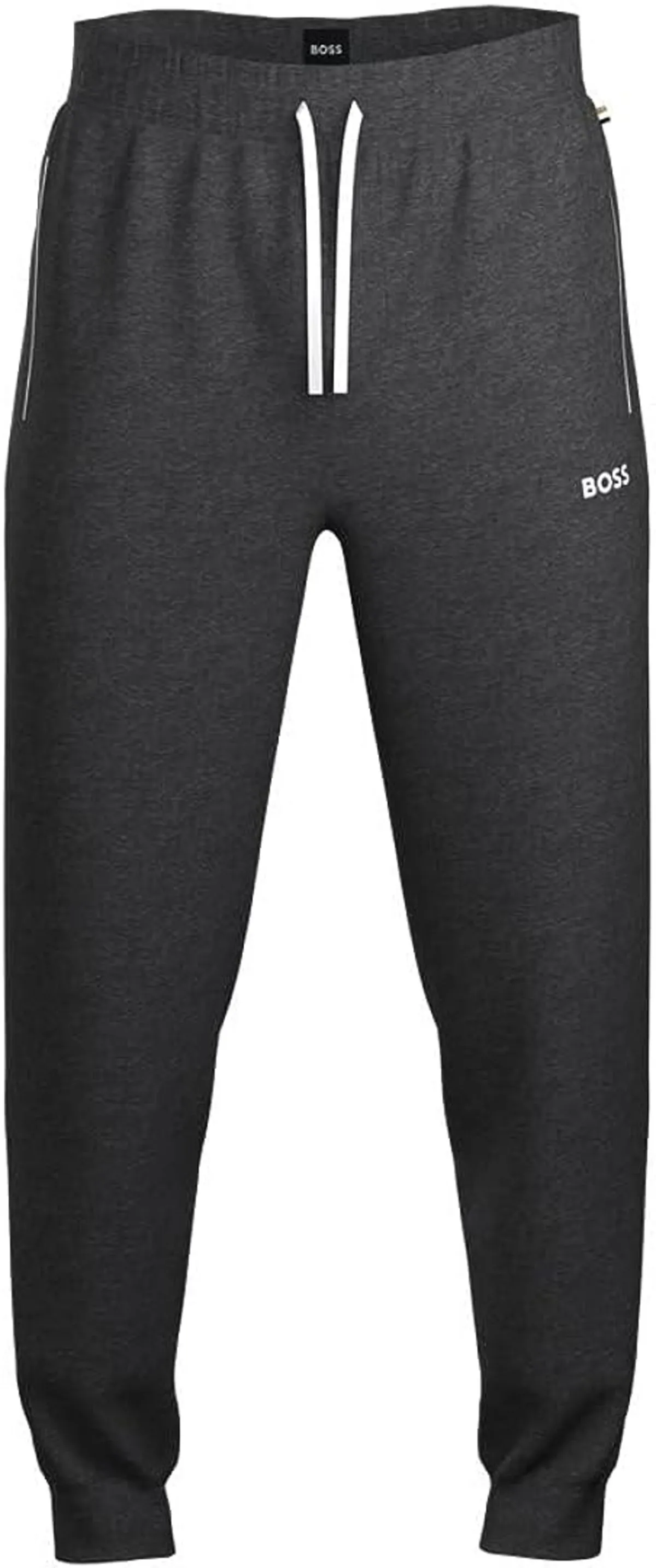 HUGO BOSS Men Mix&Match Lounge Jogger Drawstrings Cotton Pants - Asphault Grey