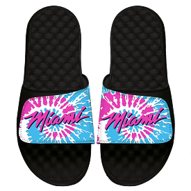 ISlide Miami HEAT Tie Dye Wordmark Sandals