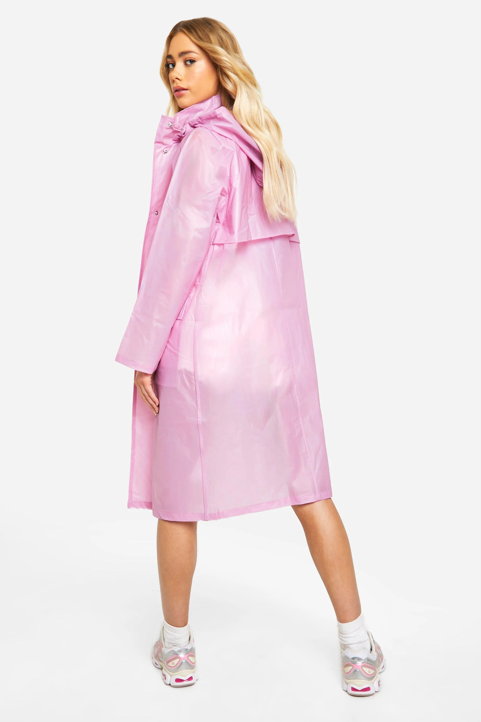 Jackets & Coats | Hooded Longline Festival Mac | boohoo