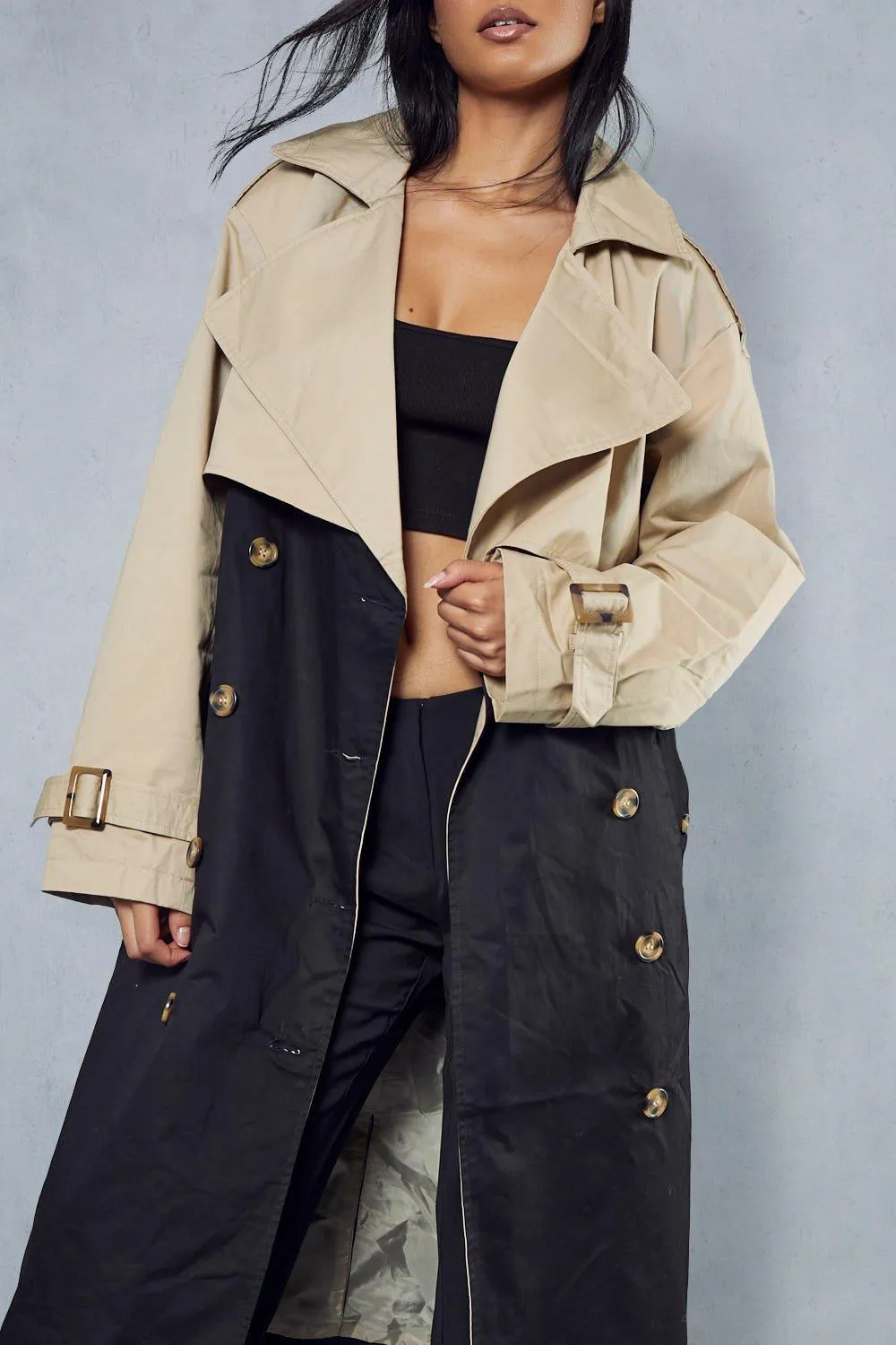 Jackets & Coats | Oversized Belted Trench Coat | MissPap