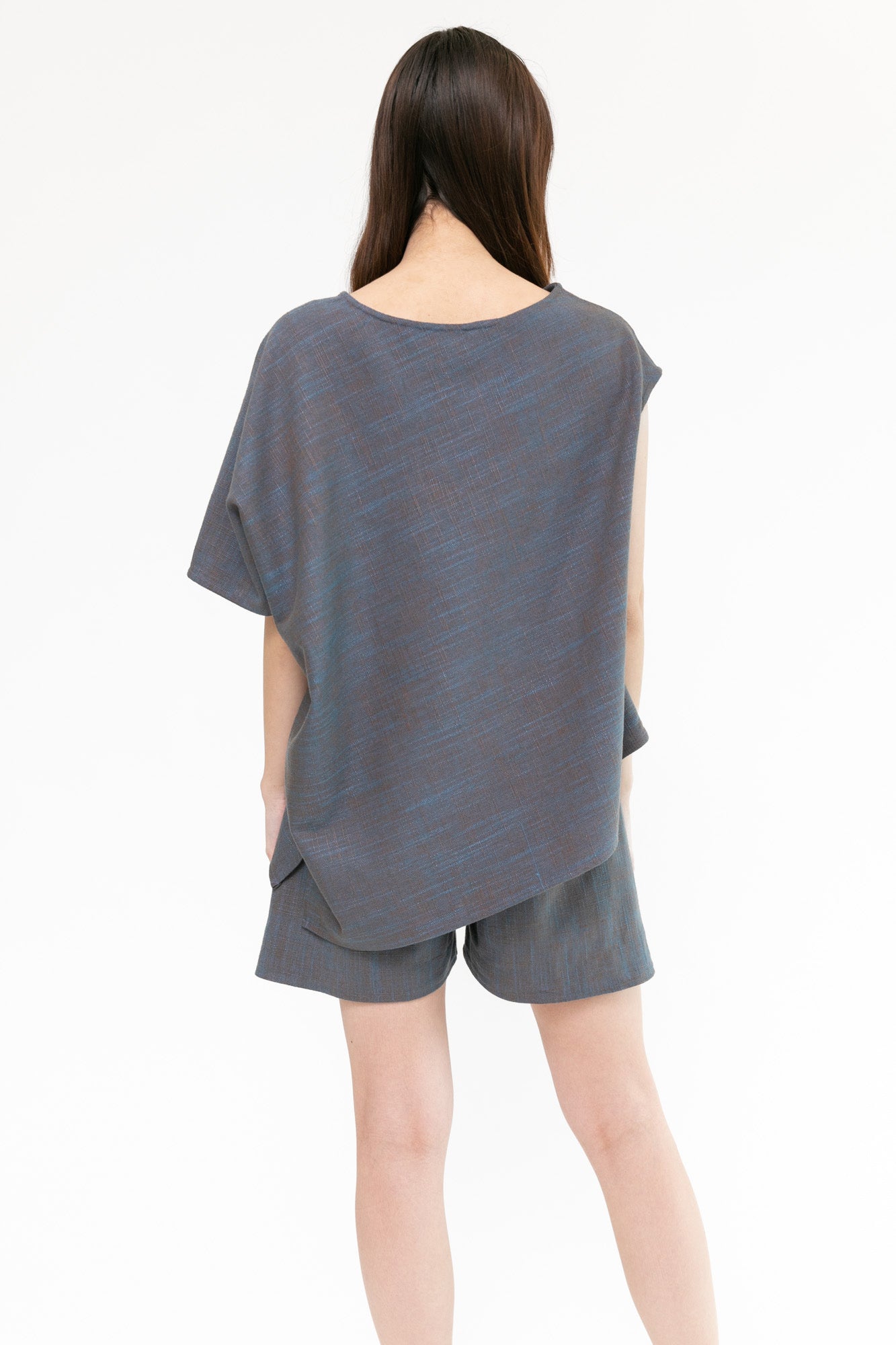 Linen Mojave Top | Blue Bronze