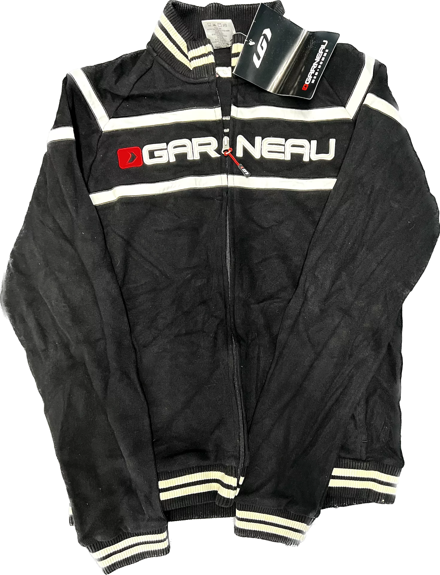 Louis Garneau Vintage Jersey  Track Jacket- Size Medium