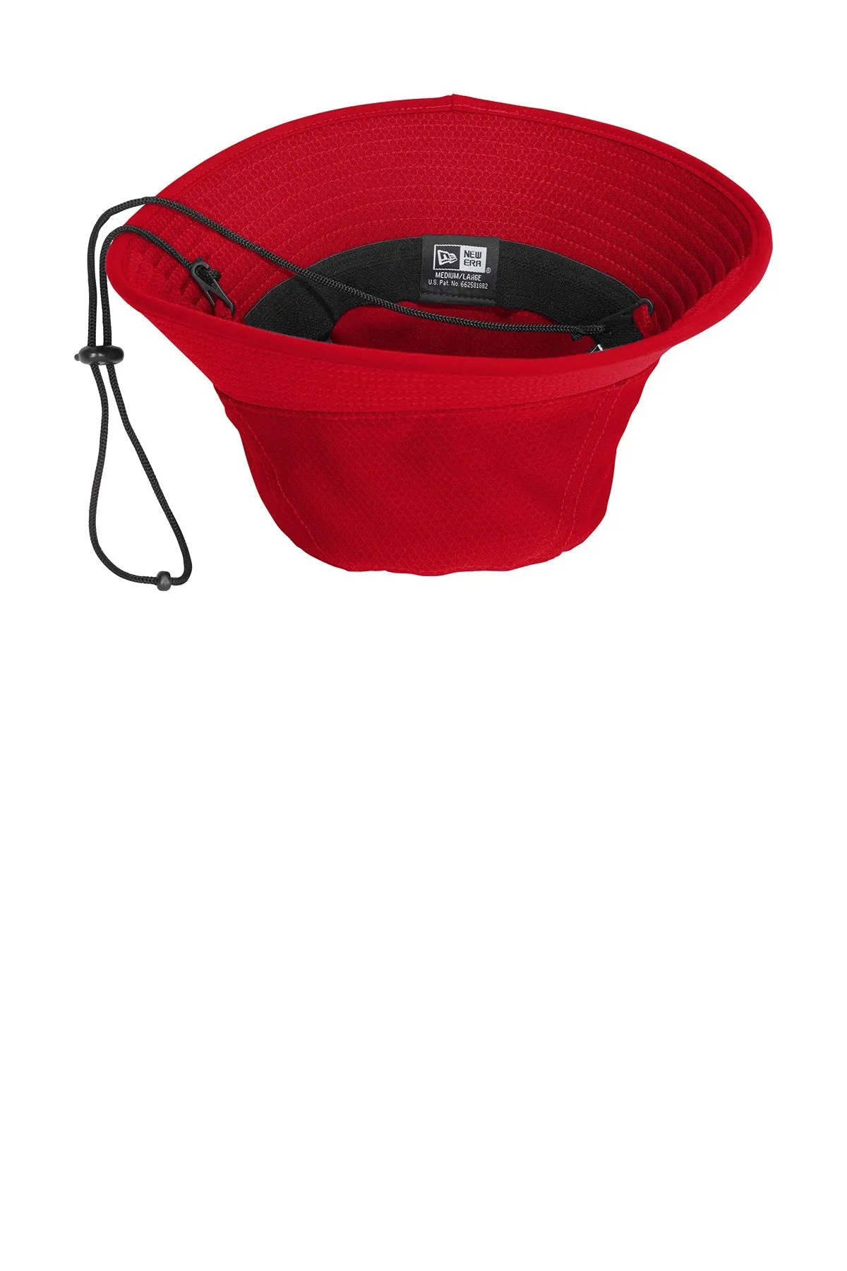 New Era Hex Era Branded Bucket Hats, Scarlet