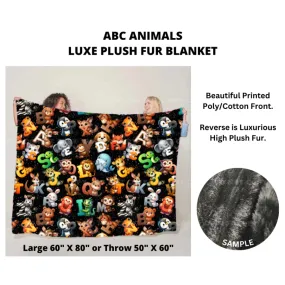 Preorder Custom Design Luxury Plush Faux Fur Large Blankets - Closes 8 Aug - ETA mid Nov 2024