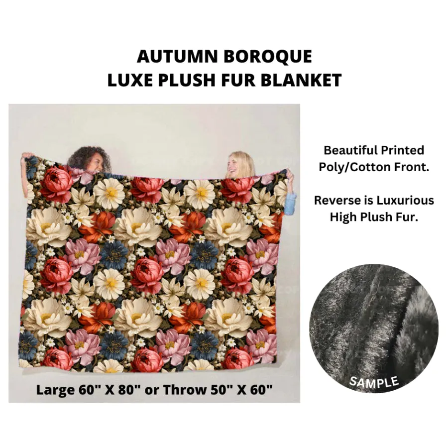 Preorder Custom Design Luxury Plush Faux Fur Large Blankets - Closes 8 Aug - ETA mid Nov 2024