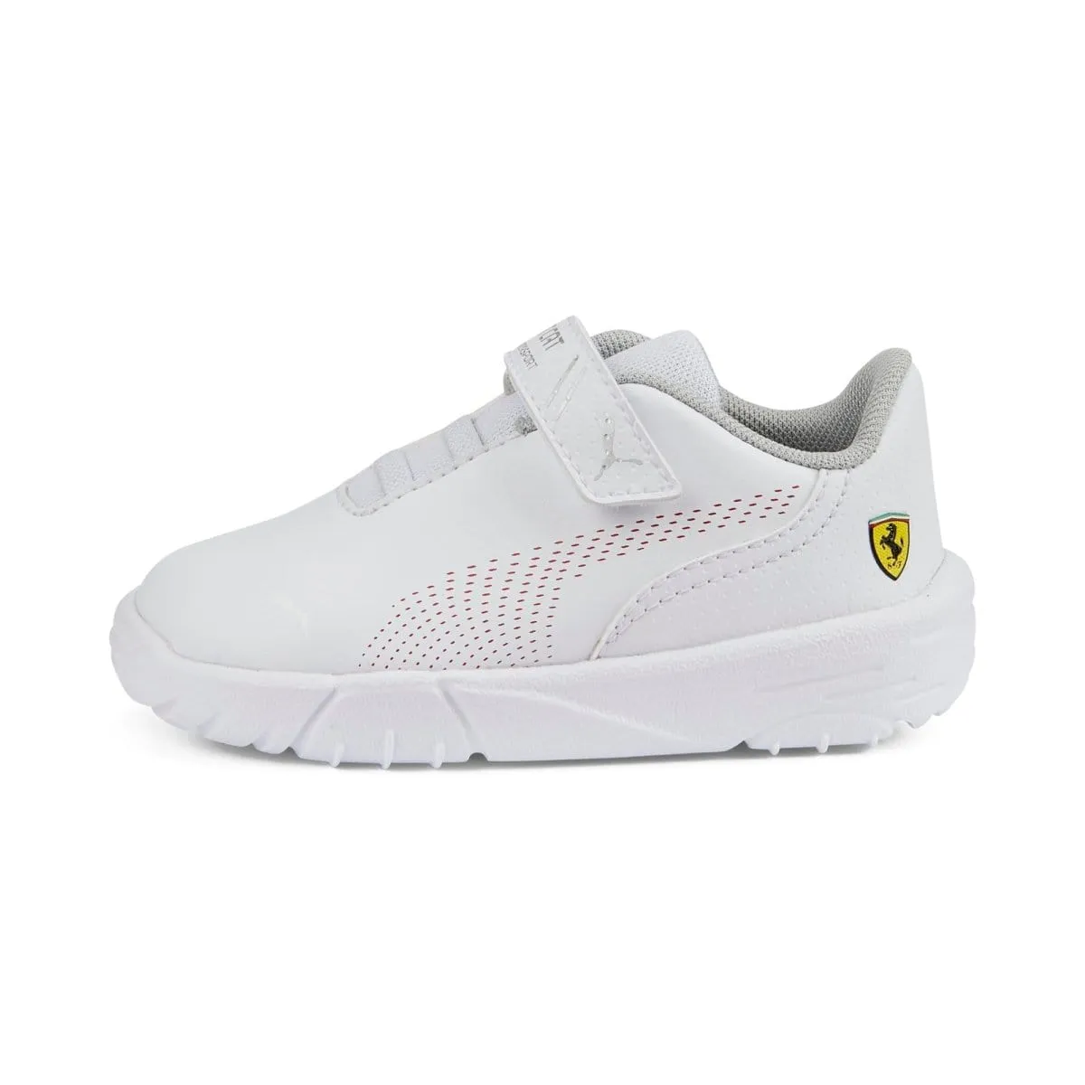 PUMA KIDS SCUDERIA FERRARI DRIFT CAT DECIMA MOTORSPORT WHITE SHOES