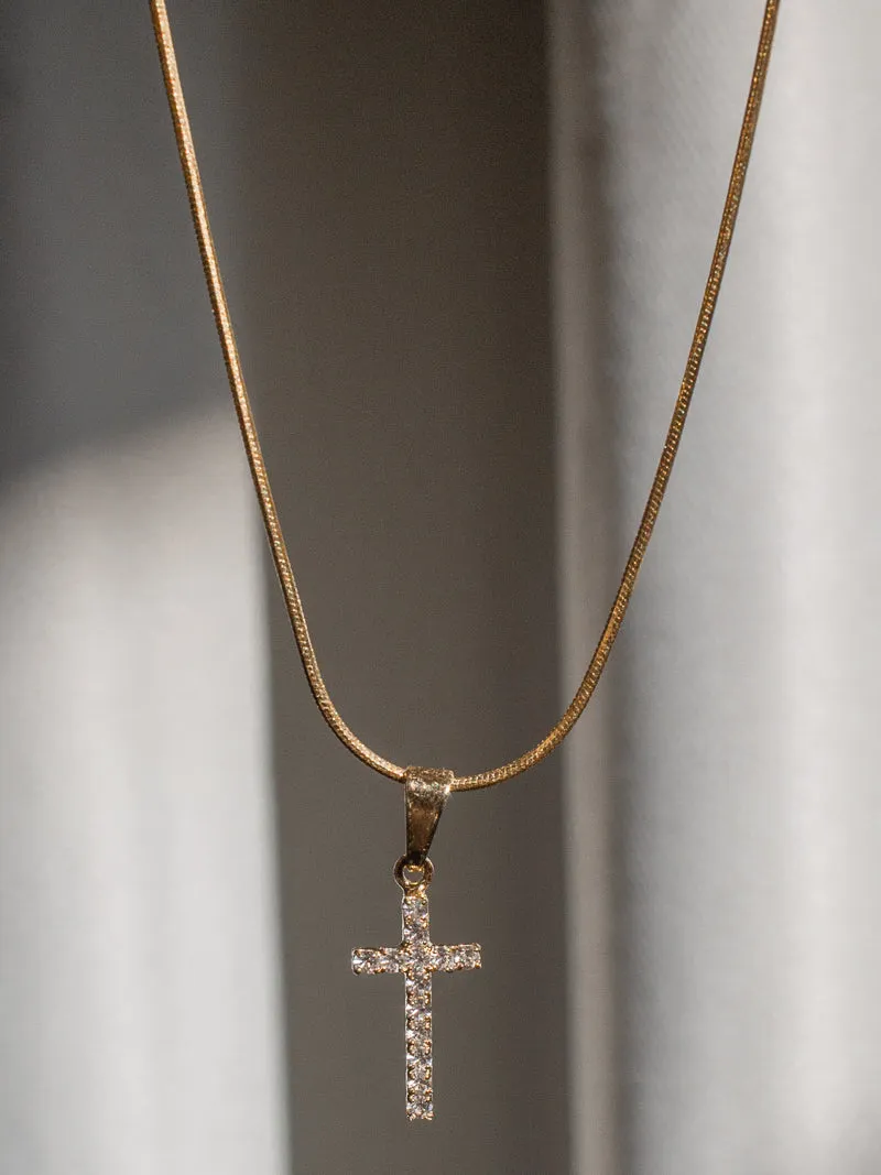 SAVING GRACE CROSS NECKLACE